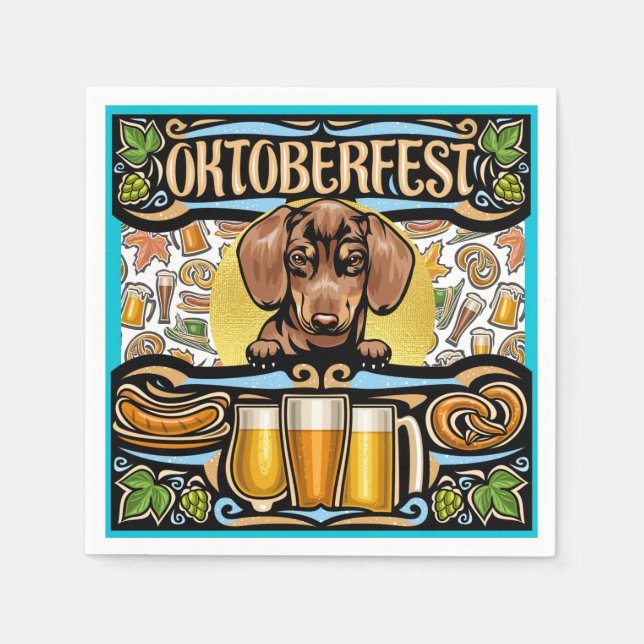 Guardanapo De Papel Oktoberfest Napkin (Frente)