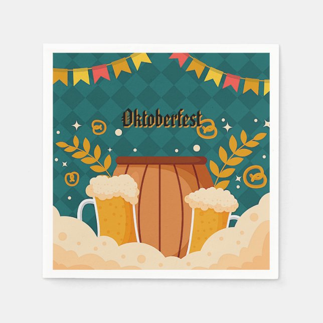 Guardanapo De Papel Oktoberfest Paper Napkins (Frente)