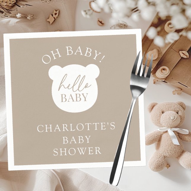 Guardanapo De Papel Olá, Bebê. É um Rapaz. (Criador carregado)