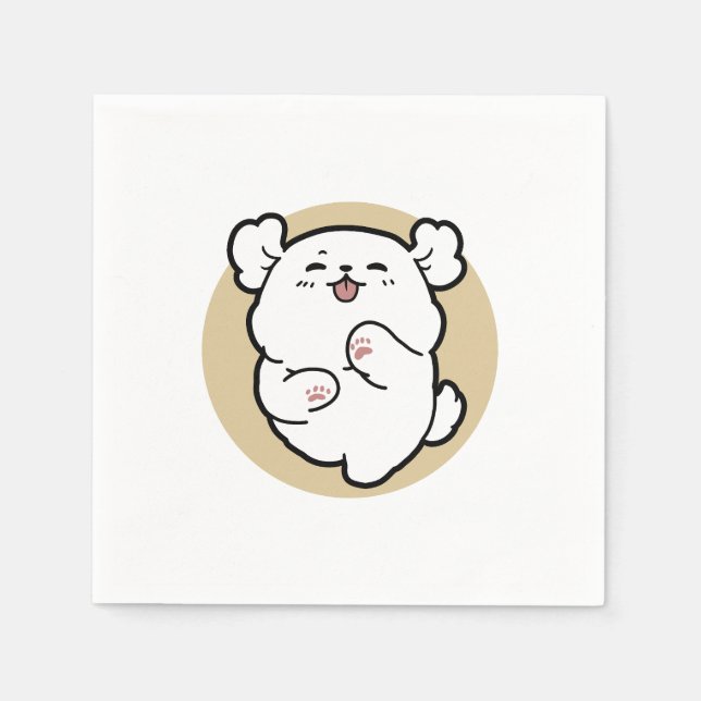 Guardanapo De Papel Olá do Lado Barrado (Frente)