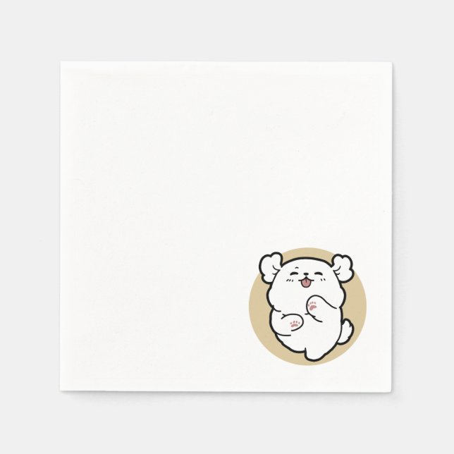 Guardanapo De Papel Olá do Lado Barrado II (Frente)