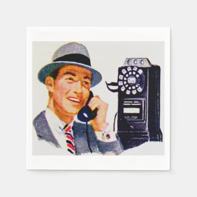 Guardanapo De Papel Olá, Mabel? É o Tony. (Frente)