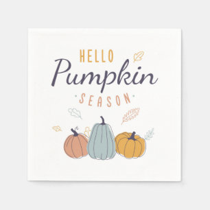 Guardanapo De Papel Olá, Pumpkin Season