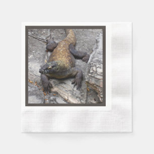 Guardanapo De Papel Olhar Natural do Dragão de Komodo