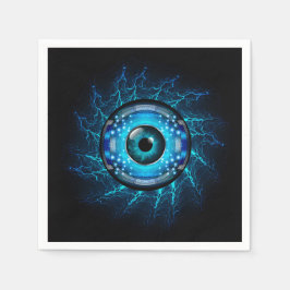 Guardanapo De Papel Olho do Circuito Cibernético