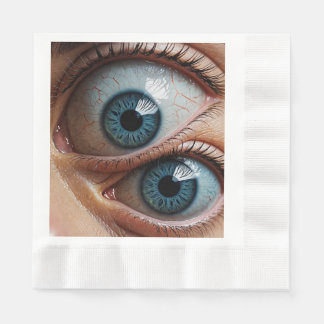 Guardanapo De Papel Olhos assustadores