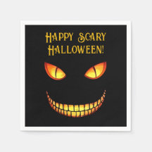 Olhos Assustadores e Halloween De Sorriso Louco