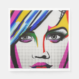 Guardanapo De Papel Olhos Mentirosos