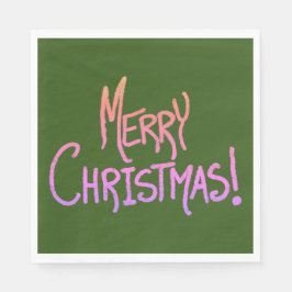 Guardanapo De Papel Ombré Felry Christmas Napkins"