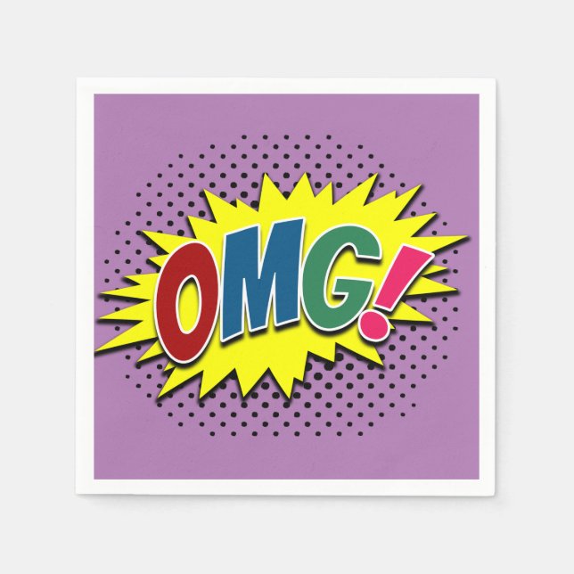 GUARDANAPO DE PAPEL OMG! (Frente)