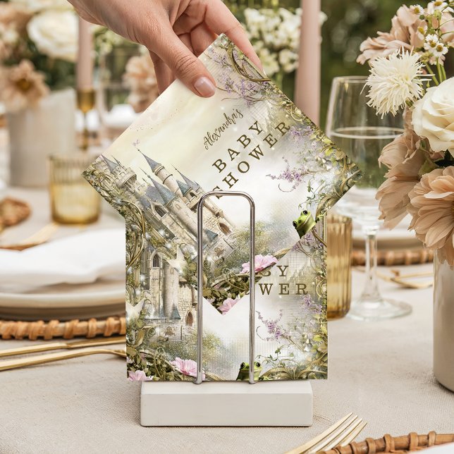 Guardanapo De Papel Once Upon a Time Princess Castle Baby Shower (Criador carregado)