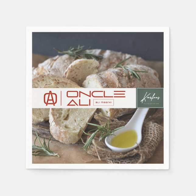 Guardanapo De Papel ONCLE ALI Paper Napkin (Frente)