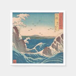 Guardanapo De Papel Ondas Japonesas Naruto Redemoinho Oceano Arte