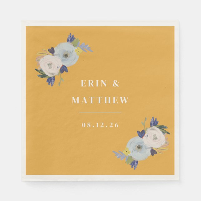 Guardanapo De Papel Onde O Amor Cultiva Casamento (Frente)