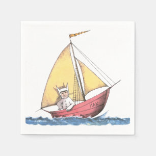 Guardanapo De Papel Onde Vivem os Monstros Max ao Mar