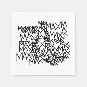 Guardanapo De Papel Onde Vivem os Monstros Max Repete