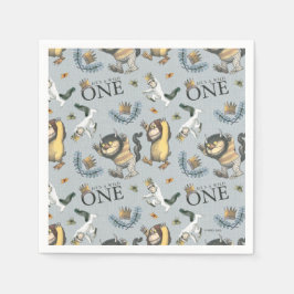 Guardanapo De Papel Onde Vivem os Monstros Padrão 1º Aniversário