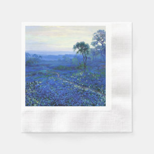 Guardanapo De Papel Onderdonk - Paisagem de Bluebonnet com Cactos, 