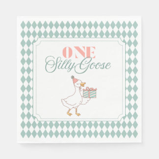 Guardanapo De Papel One Silly Goose dessert napkin