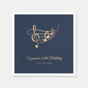 Guardanapo De Papel Ontem ao Elegante do Script de Notas de Música Dou