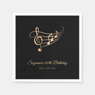 Guardanapo De Papel Ontem ao Elegante do Script de Notas de Música Dou
