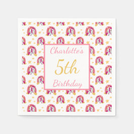 Guardanapo De Papel Ontem de Unicórnio Encantado