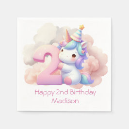 Guardanapo De Papel Ontem, Meninas do Segundo segundo Personalizado do