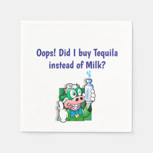Guardanapo De Papel "Oops. Eu comprar Tequila?" Coquetel Divertido Nap
