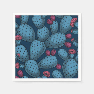 Guardanapo De Papel Opuntia florescente