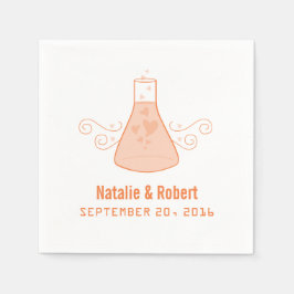Guardanapo De Papel Orange Sweet Chemistry Paper Napkins