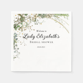 Guardanapo De Papel Orçamento de Flores Roxas Orçamento para Chá de No