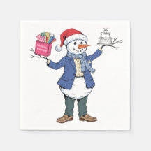 Organizador de Eventos Homem de Neve Natal 2026 Fe