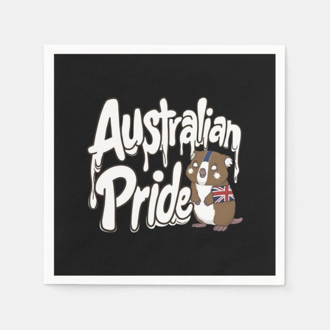 GUARDANAPO DE PAPEL ORGULHO AUSTRALIANO (Frente)