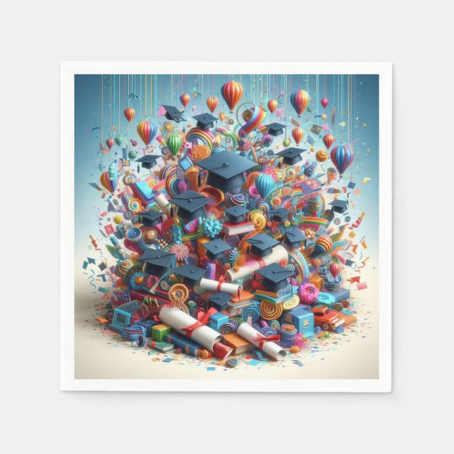 Guardanapo De Papel Orgulho de Graduação (Frente)