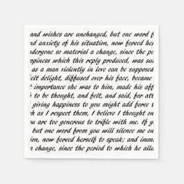 Guardanapo De Papel Orgulho e Preconceito