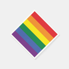 Guardanapo De Papel Orgulho gay Rainbow LGBT Flag