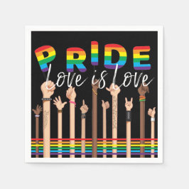 Guardanapo De Papel Orgulho gay Rainbow LGBT Party Napkin