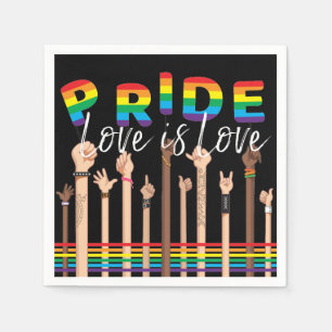 Guardanapo De Papel Orgulho gay Rainbow Partido LGBT Napkin