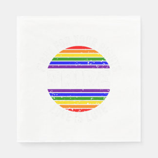 Guardanapo De Papel Orgulho LGBT Amor vence, somos loucos e orgulhosos