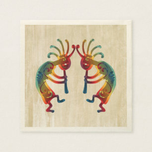 Guardanapo De Papel Ornamento de KOKOPELLI + suas ideias