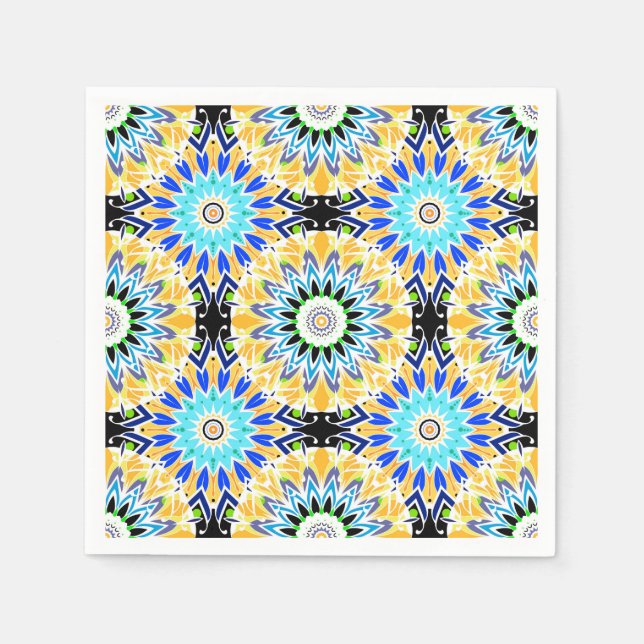 Guardanapo De Papel Ornamento étnico (Frente)