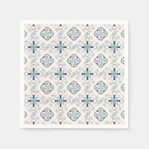 Guardanapo De Papel Ornamento marroquino creme etnicamente na moda Les