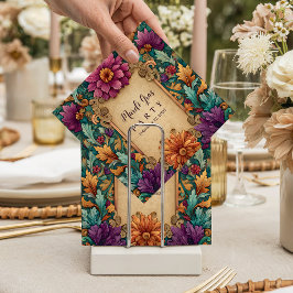 Guardanapo De Papel Ornate Floral Mardi Gras Masquerade