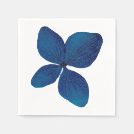 Guardanapo De Papel Orquídea Azul Escura Pintada à Mão