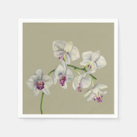 Orquídea de pintura aquosa