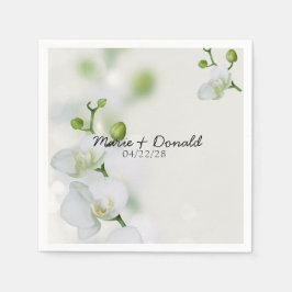 Guardanapo De Papel Orquídea elegante suave