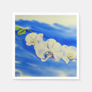 Guardanapo De Papel Orquídea - Pintagem, brisa, Nuvens