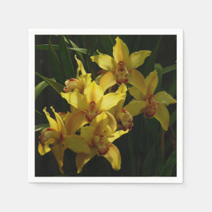 Guardanapo De Papel Orquídeas Amarelas Sunitas Floral