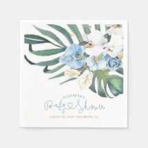 Orquídeas Azuis e Palmeiras Saem Elegantes Tropica