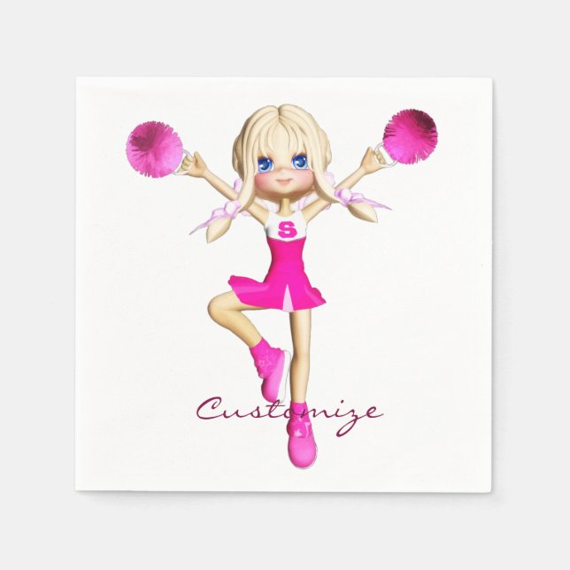 Guardanapo De Papel Os cheerleaderes vão aplaudir Thunder_Cove (Frente)